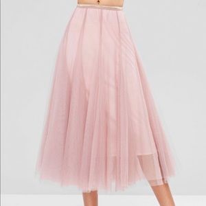 Pink tulle skirt 🎀